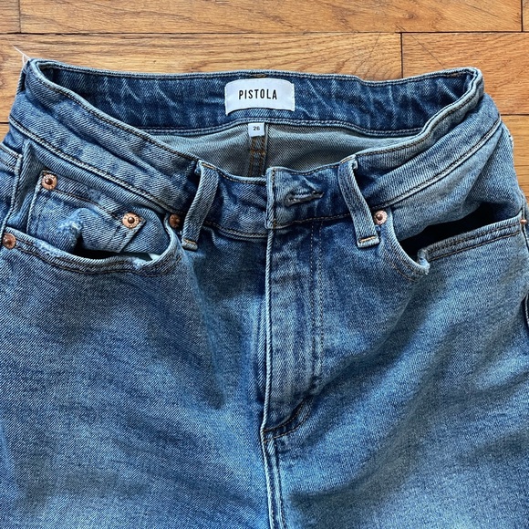 Pistola Lennon Denim High Rise Crop Bootcut - Picture 3 of 6